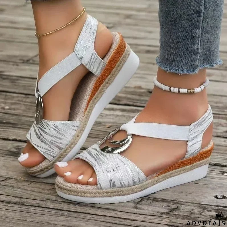 Ayla Wedge Sandals