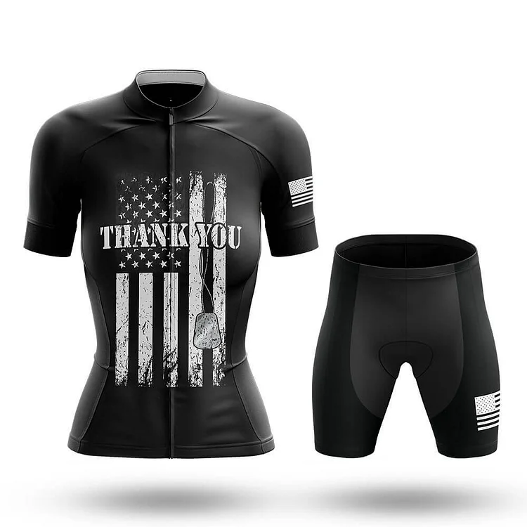 Thank You Women's Short Sleeve Cycling Kit