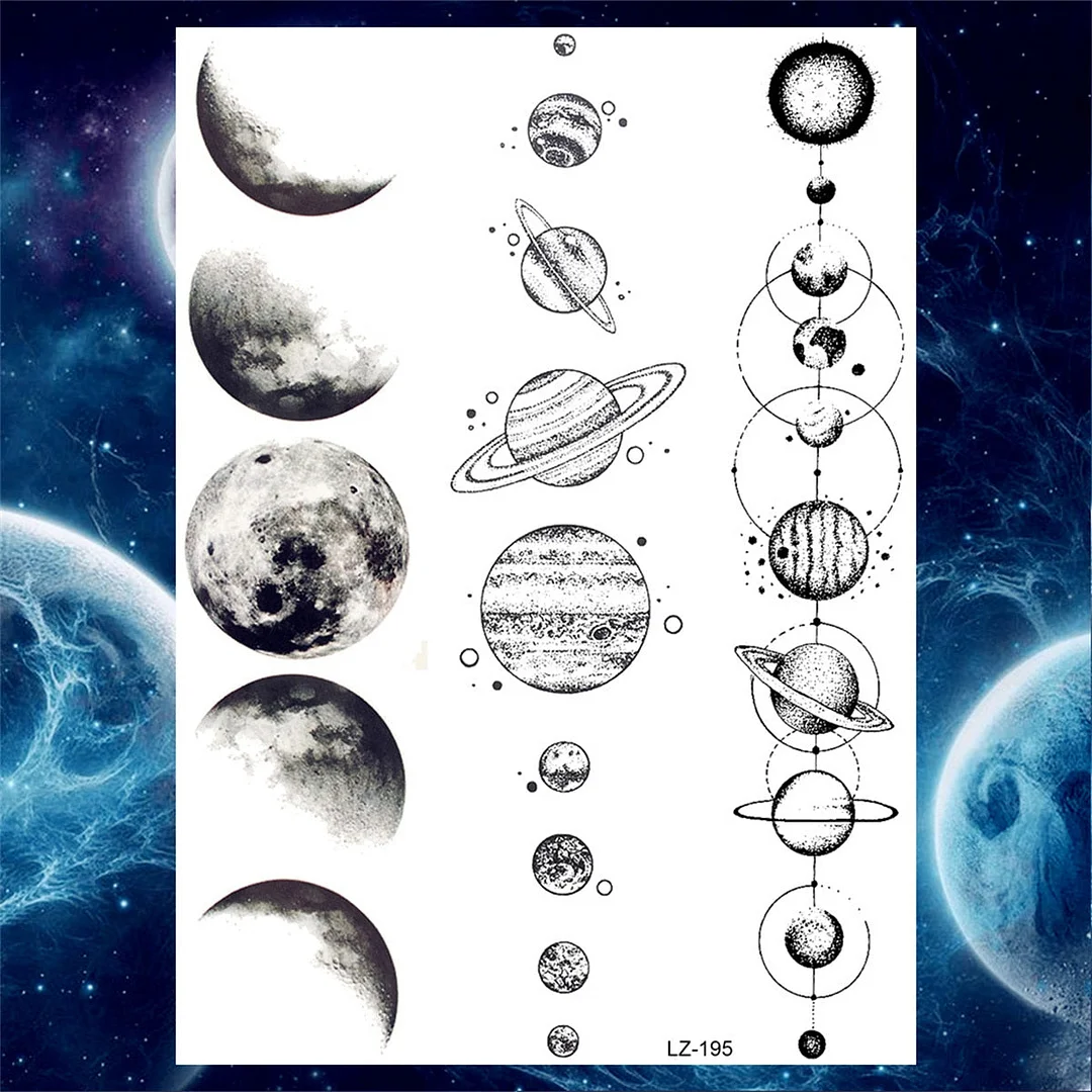 Scary Skull Rose Flower Temporary Tattoo For Women Men Adult Animal Tattoo Sticker Fake Tiger Bear Wolf Skeleton Tatoo Halloween