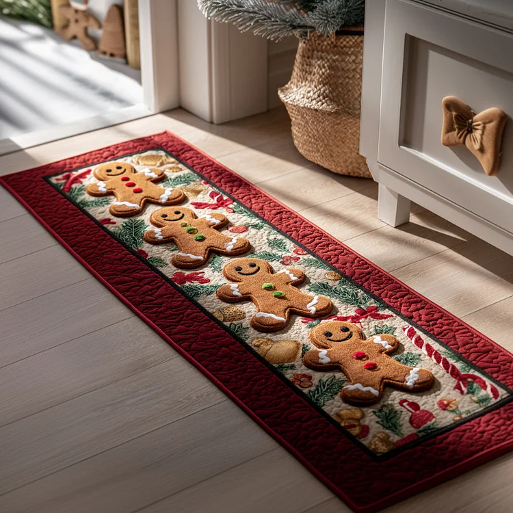 Gingerbread Man Festivity Runner Carpet NCU0HH1351