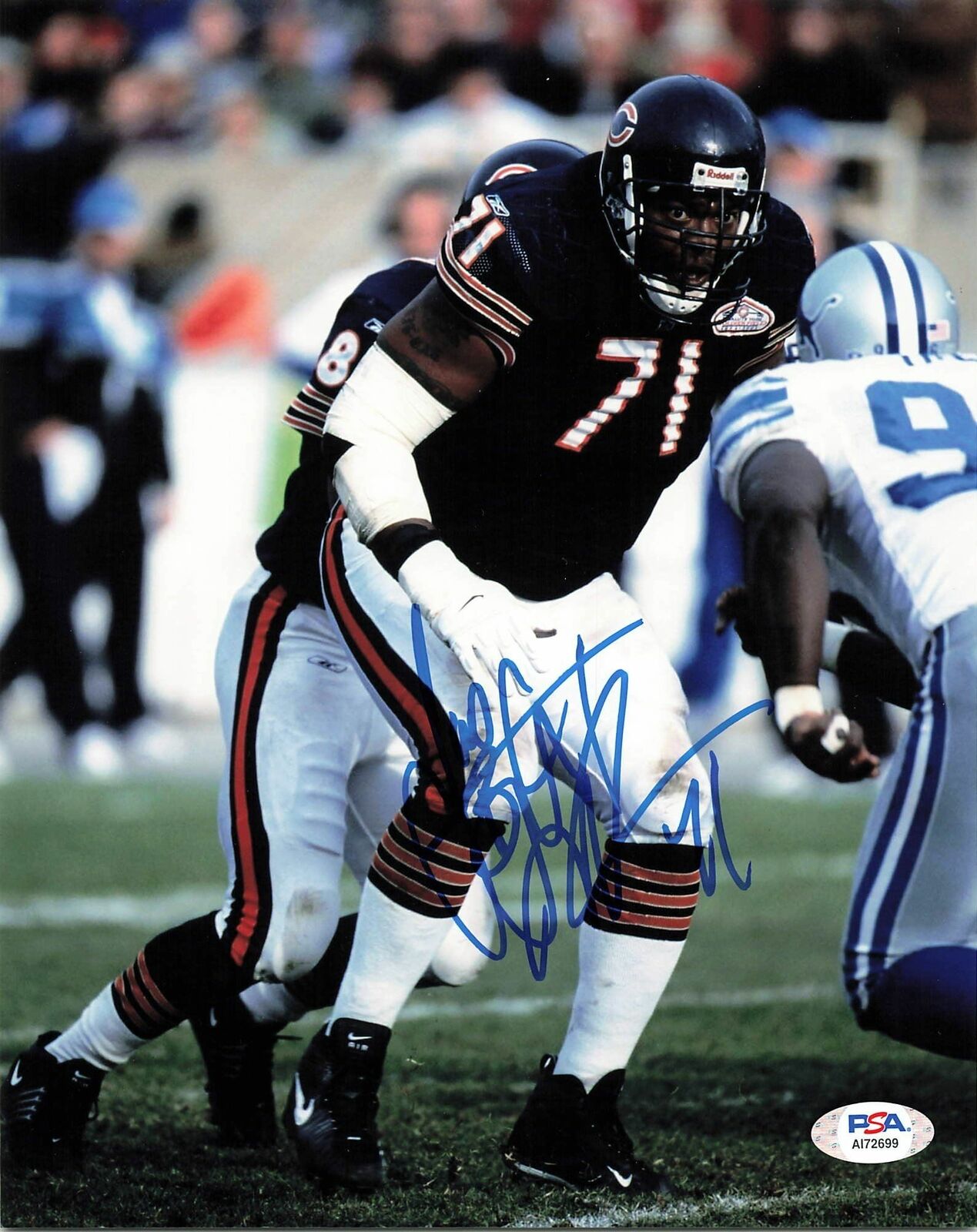 JAMES WILLIAMS Signed 8x10 Photo Poster painting PSA/DNA Chicago Bears Autographed