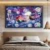 (Big Size) Mermaid Princess Ariel - 11CT Stamped Cross Stitch 80*50cm/31.5*19.69in tapestrymarket