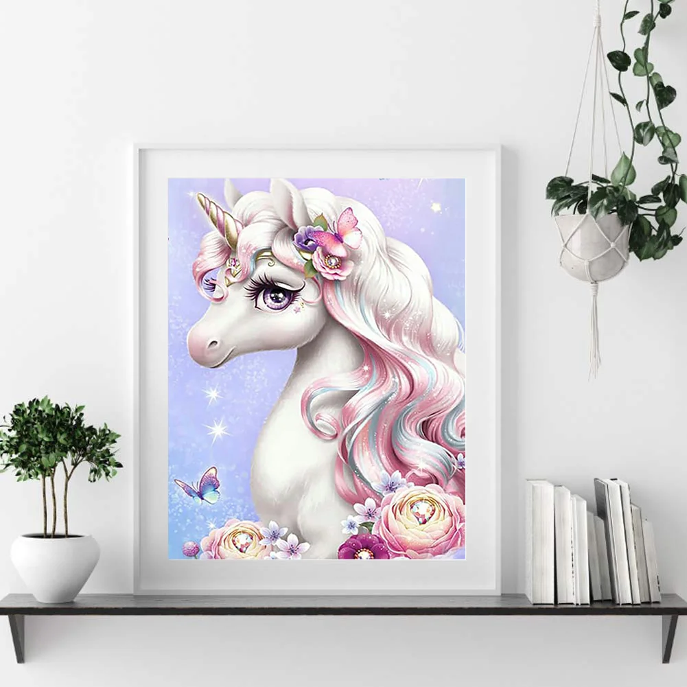 Full Round Diamond Painting 40*50cm - Unicorn