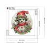 Diamond Painting-DIY Crystal Rhinestone Xmas Snowman
