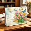 DIY 2027 Diamond Painting Calendar Art Kit Paper Desk Calendar Desktop Decoration Craft Kit