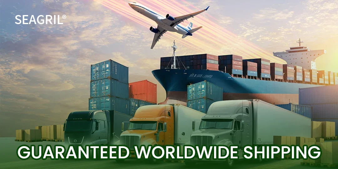 Guaranteed worldwide shipping