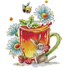 Delicious Juice-14CT Stamped Cross Stitch 34*38cm/13.39*14.96in tapestrymarket