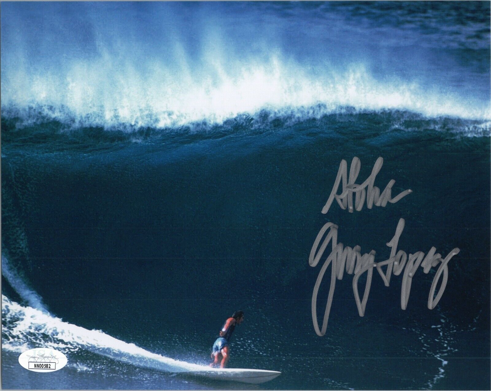 GERRY LOPEZ Authentic Hand-Signed Mr. Pipeline ~ SURFING