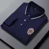Men's Lapel Embroidered Polo Shirt