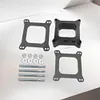 Black Carb Spacers with Gasket Screws Kit for Holley for Chevy 4BBL SBC BBC Carb