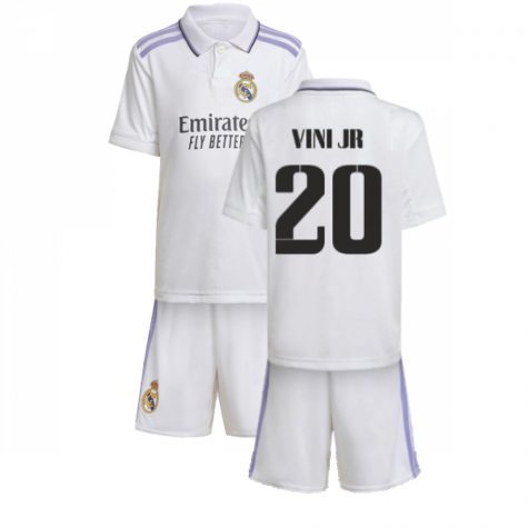 Real Madrid Vini JR 20 Heimtrikot Kinder Mini Kit 2022-2023