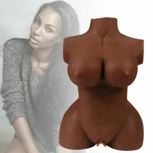 3D Realistic Sex Doll Vagina Anal Black Love Doll Sex Toy For Male  Masturbator