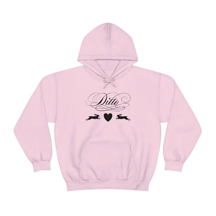 NewJeans Ditto Printed Logo Hoodie