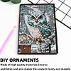 (US Local)5D DIY Owl Diamond Art Painting Notebook Kit Crystal Notepad Sketchbook Gifts
