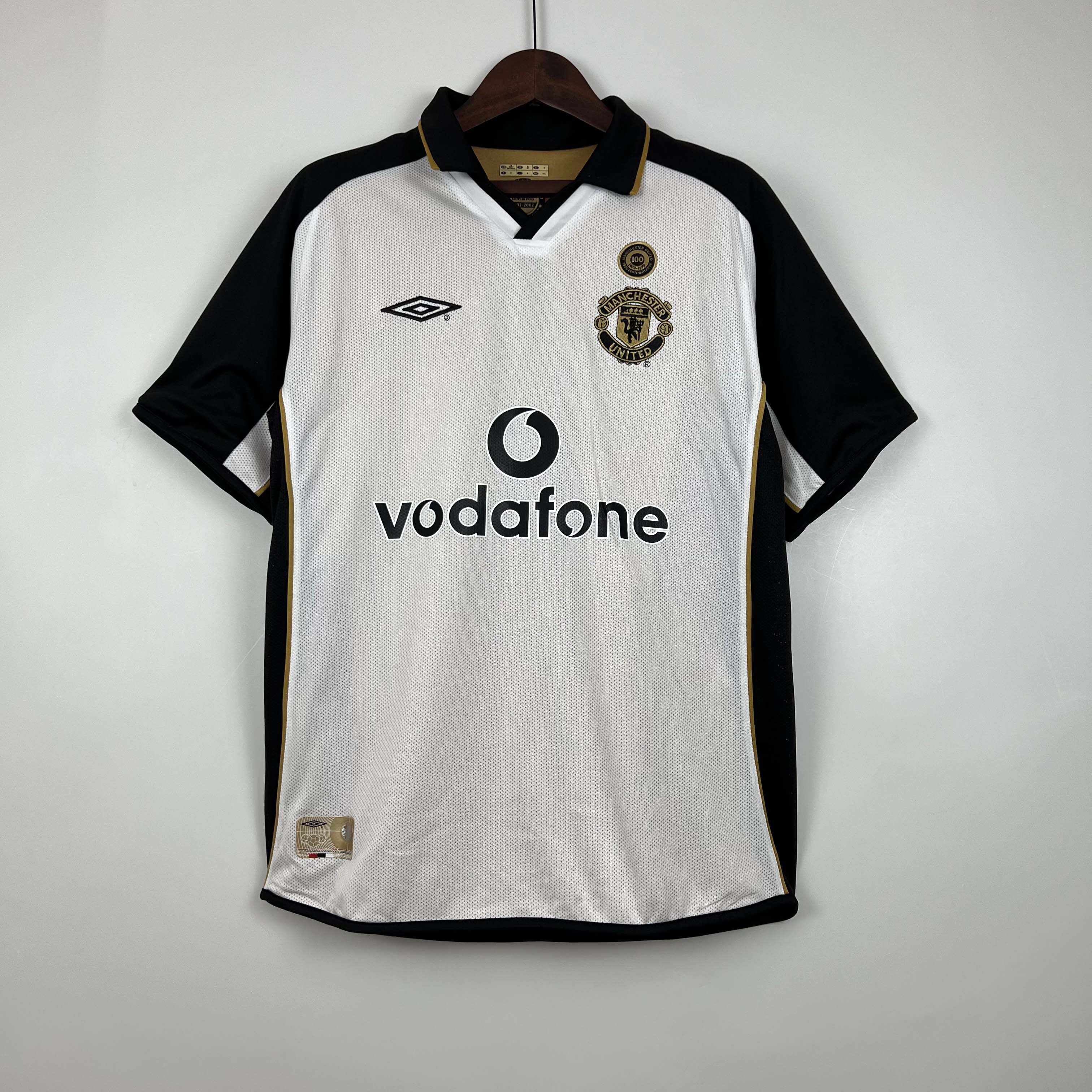 2001-2002 Retro Manchester United Away Football Shirt 1:1 Thai Quality- Maxi Kit