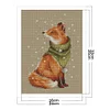 Fox-14CT Counted Cross Stitch 24*33cm/9.45*12.99in