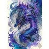 (Big Size)Purple Dragon-Full Round Diamond Painting 40*60cm