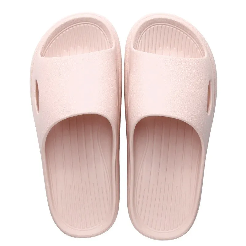 Summer Women Flat Home Slippers2021 Hotel Bathroom Eva Non-slip Shoes Men Flip Flops Sandals For Women Couple Shower Sandales