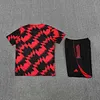 2025/2026 Manchester United Pre-Match Training Red Devils Shirt+Shorts 1:1 Thai Quality