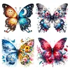 Butterfly - Full Embroidery 3 Strands 11CT Stamped Cross Stitch - 45*45CM