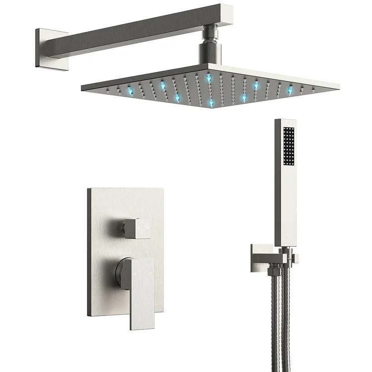 SFS-1105-NK10 EVERSTEIN Brushed nickel balance valve two-function shower faucet