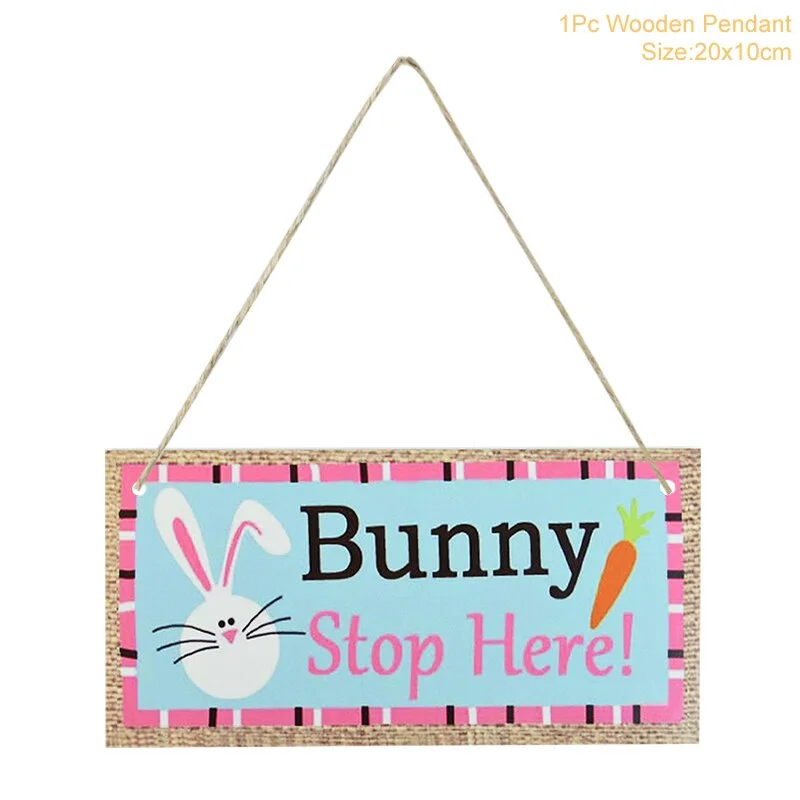 Easter Decoration for Home Wooden Easter Egg Holder Shelves DIY Craft Handmade Ornaments Kids Gift Happy Easter Party Decor 2022