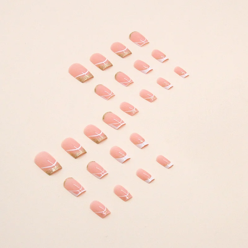 Churchf Churchf White Pure To Wear Nail Removable Nail Patch Finished Product Hot Fake Nails