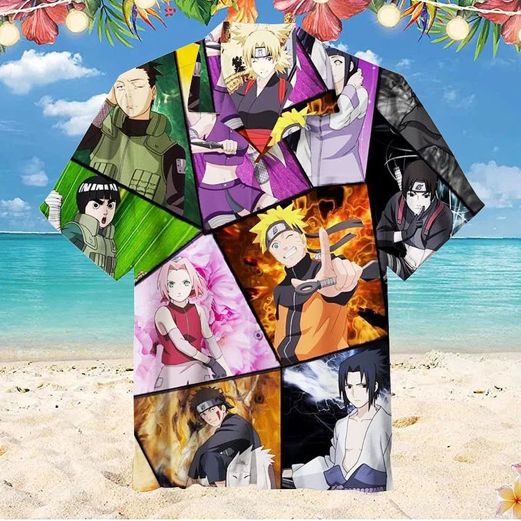 Naruto Shippuden|Unisex Hawaiian Shirt