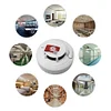 2Pcs Smoke Sensor Alarm with Batteries Sensitive Fire Alarm Smoke Detector