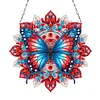 Diamond Painting 2D Flat Butterfly Mandala Pendant Wall Decor for Home & Windows