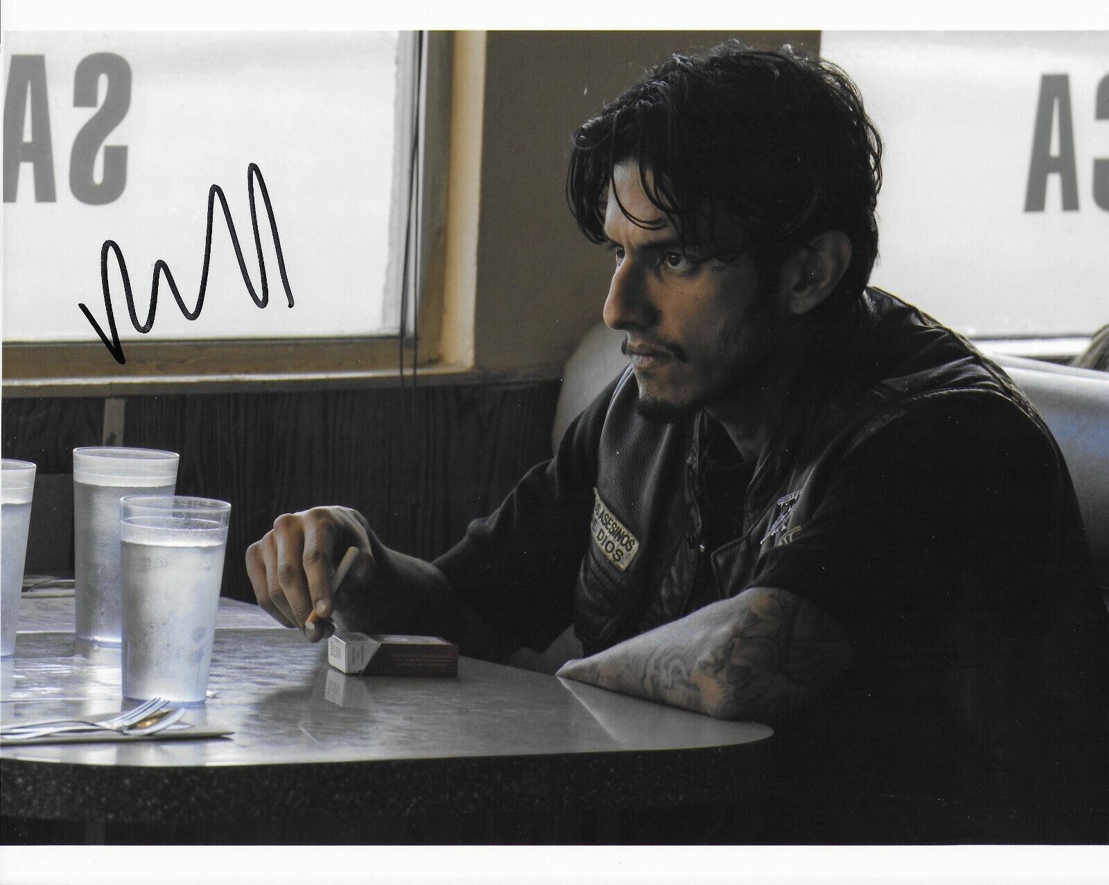 Richard Cabral Mayans M.C. autographed Photo Poster painting signed 8x10 #3 Johnny Coco Cruz