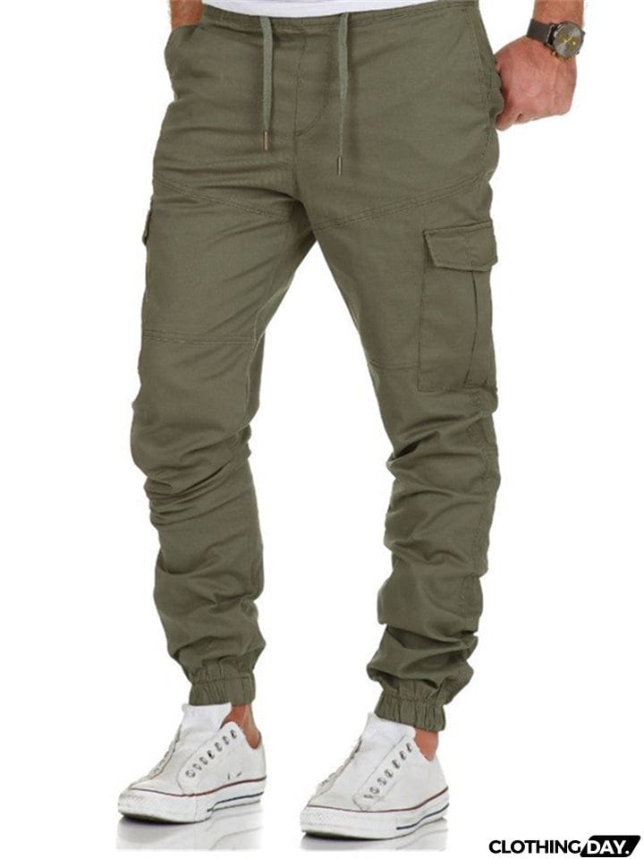 Men's Casual Cool Multi-Pocket Cargo Pants