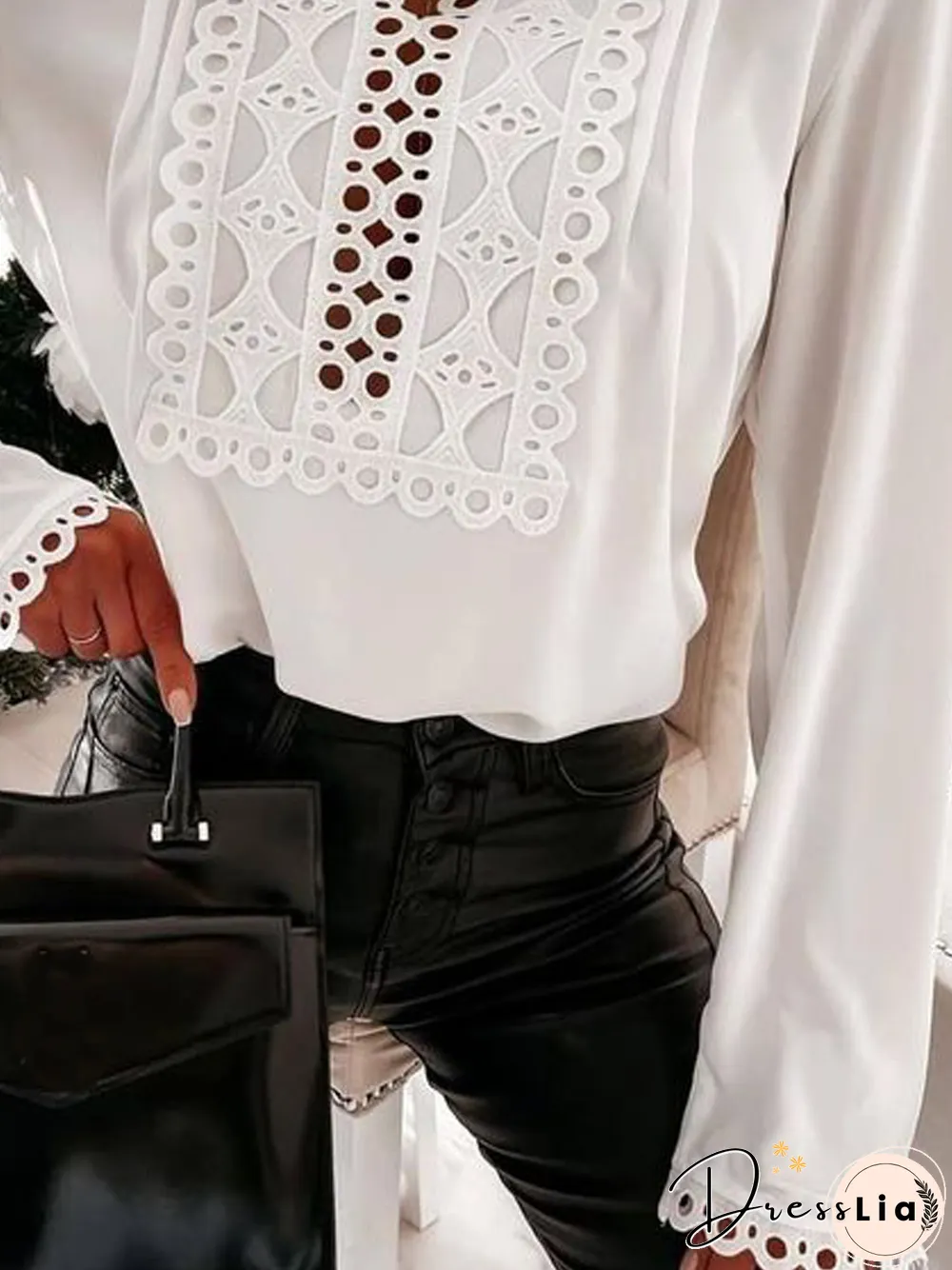 Casual Loose Notched Tops