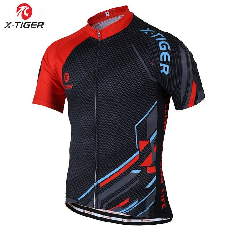 Summer Cycling Jersey Breathable MTB Bike Clothes For Men