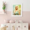 5D Full Round Drill Diamond Painting Blonde Beauty Mosaic Kit  Craft