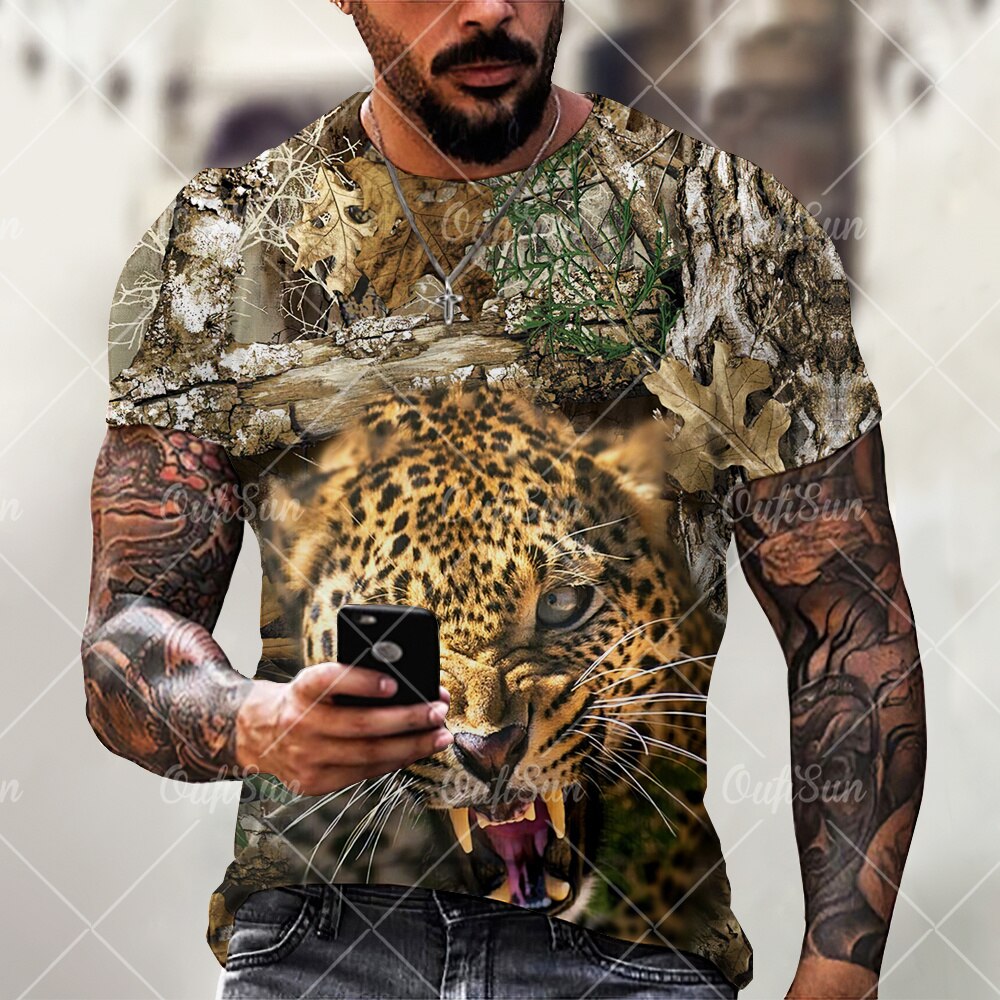 

Lion Wolf - 3D Printed Men T Shirt, Xl, 501 Original