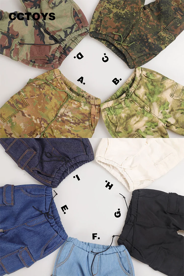 1/6 Korean Style Hip-hop Drop Pants Model CCTOYS CC005 Male Soldier Clothes Accessories Fit 12'' Action Figure Body-aliexpress