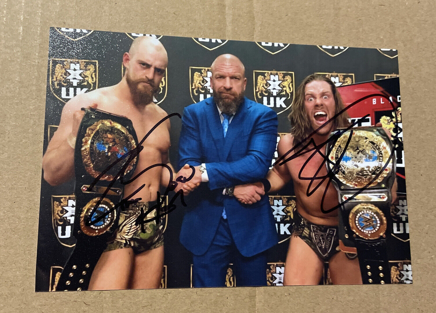 Grizzled Young Veterans WWE NXT HAND SIGNED 6x4 Photo Poster painting AUTOGRAPH Tag Team