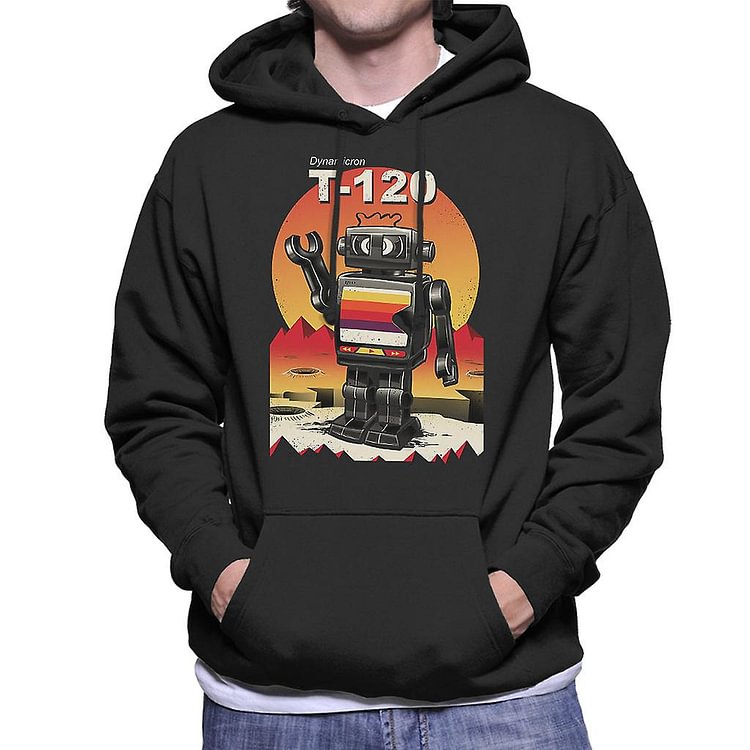 Dynamicron T 120 VHS Bot Men's Hooded Sweatshirt