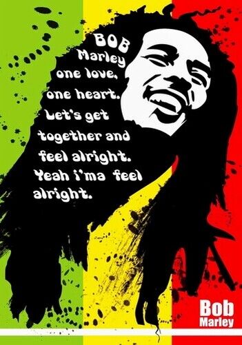 BOB MARLEY POSTER - ONE LOVE PROMO - Photo Poster painting POSTER INSERT PERFECT FOR FRAMING