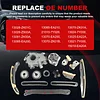 Engine Timing Chain Kit w/Water Oil Pump Fit for Frontier Pathfinder/Xterra 2005-2010 4.0L 3954CC VQ40DE Chains Automotive Time Parts Set Replace 13028-ZK01C13028-ZK01C 13028-ZS00A 13091-ZK00A