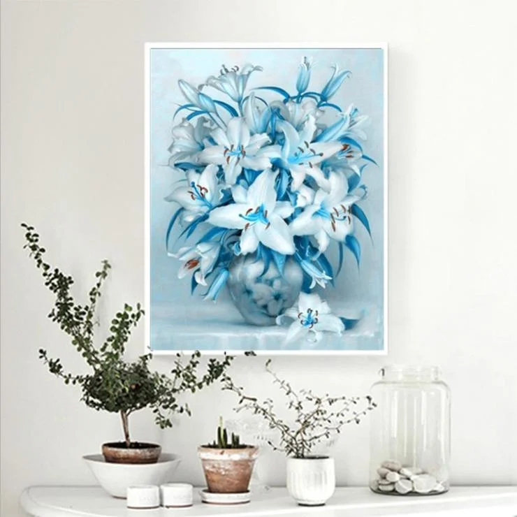 Diamond Painting - Full Round Drill - Lily Flower(30*40cm)