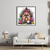 House Gnome-11CT Stamped Cross Stitch 40*40cm/15.75*15.75in