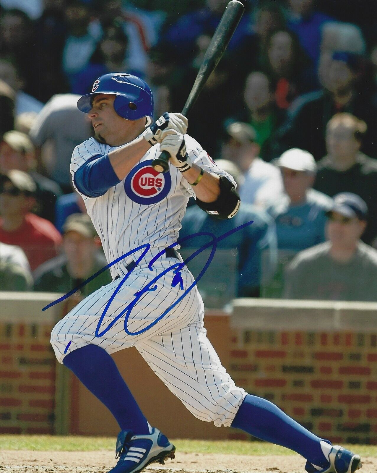 Autographed 8x10 REED JOHNSON Chicago Cubs Autographed Photo Poster painting - COA