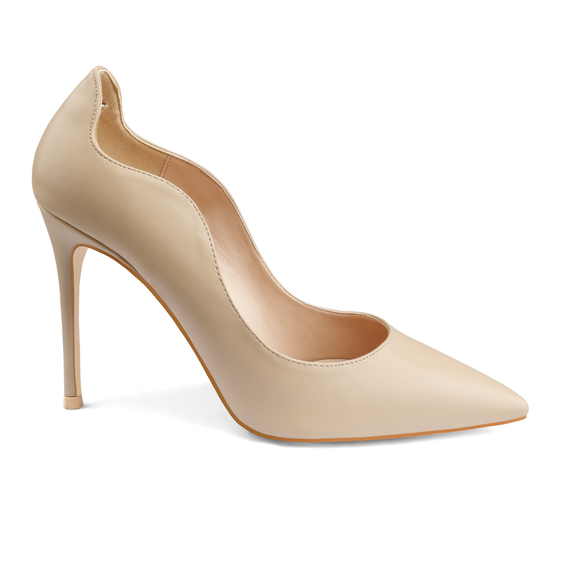 100mm Women's Party Wedding Dress Classic Shoes Fashion Edge Design Heels Stilettos-vocosishoes