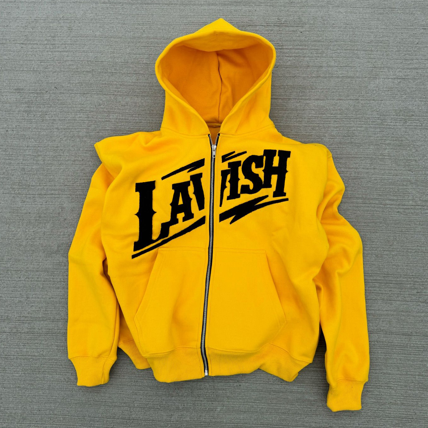 Lavish Print Long Sleeve Zipper Hoodies