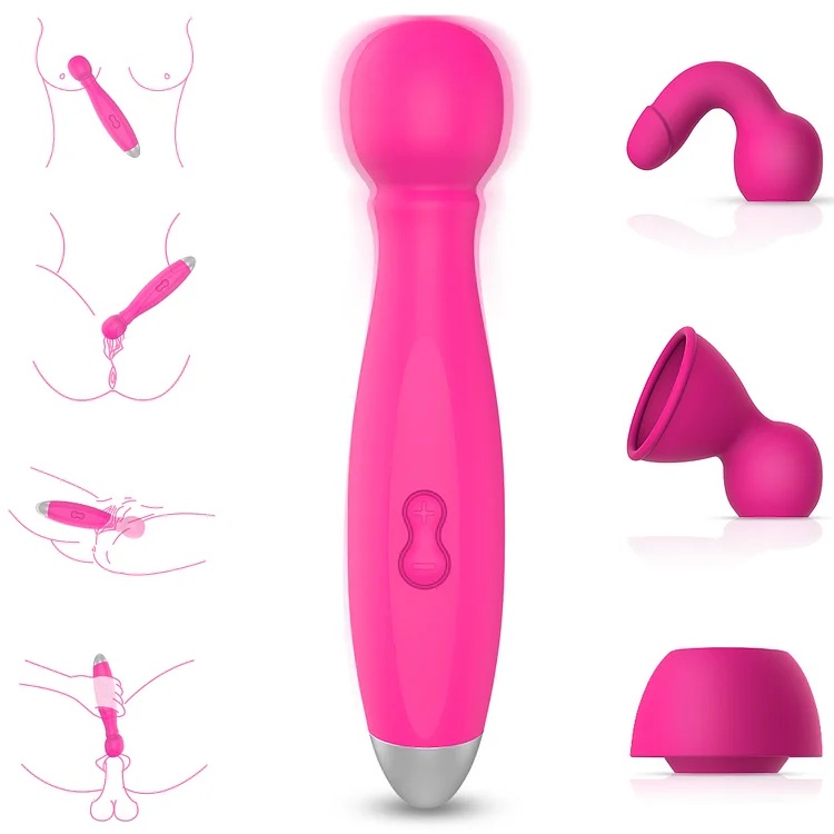 Silicone Pussy Magic Av Wand Massager Vibrator Female Vagina Massager Vibrator Sex Toys For Woman