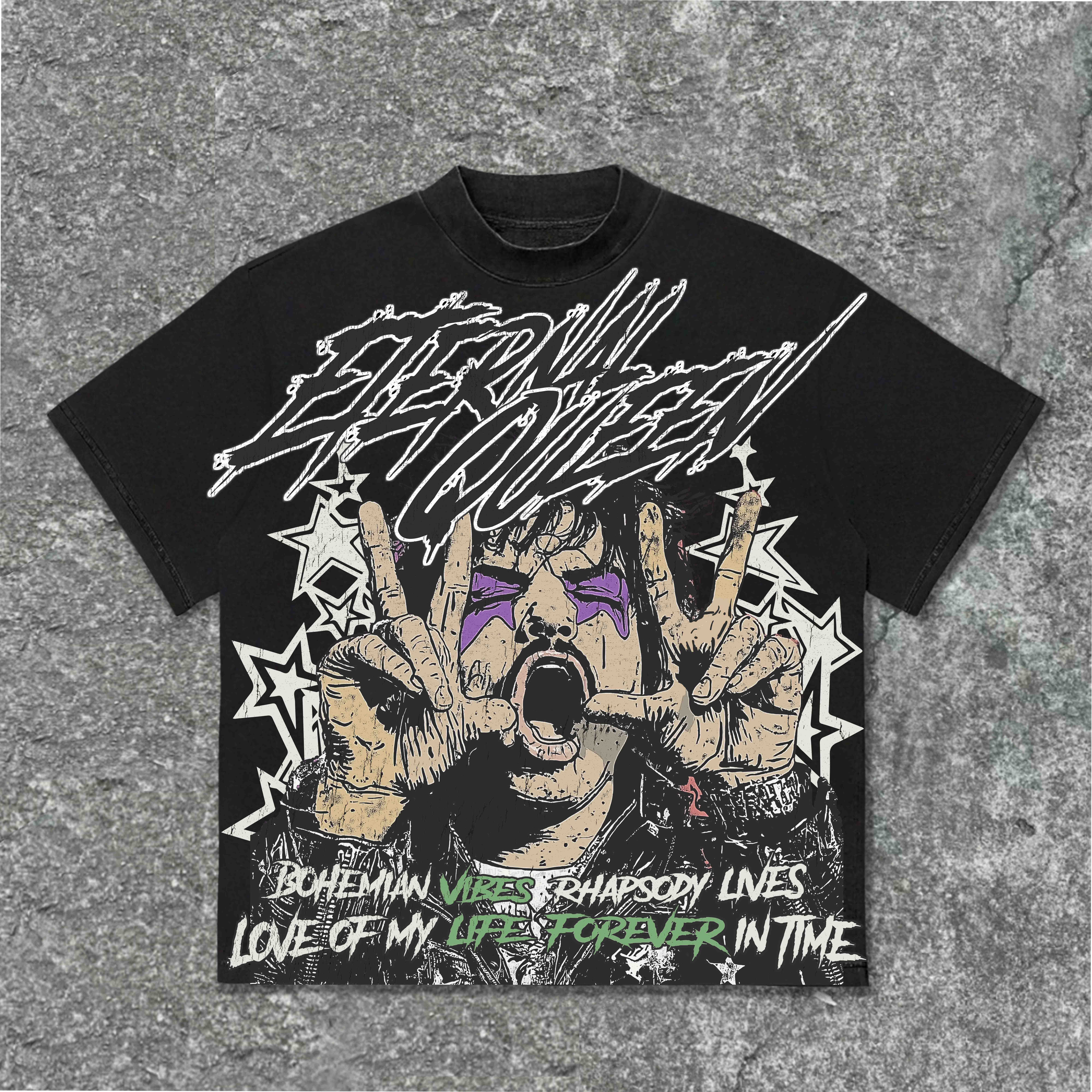 Sopula Freddie Mercury Of The Band Queem Vintage Graphic Cotton T-Shirt - Sopula｜Premium Graphic Tees & Graphic Clothing