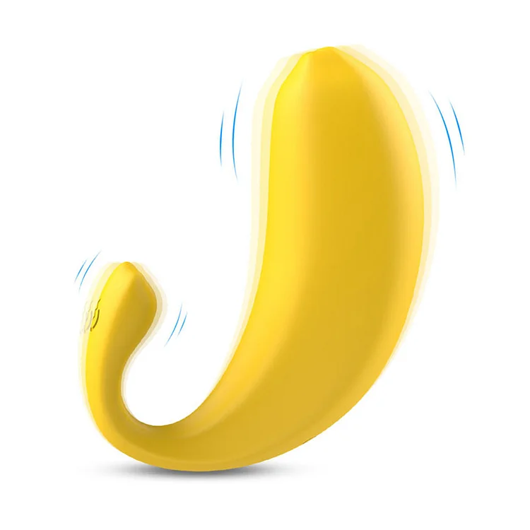 Banana Adult Penty Vibrator Sex Toy Women Silicone G Spot Vibrator Penis Ring 9 Modes Vibration