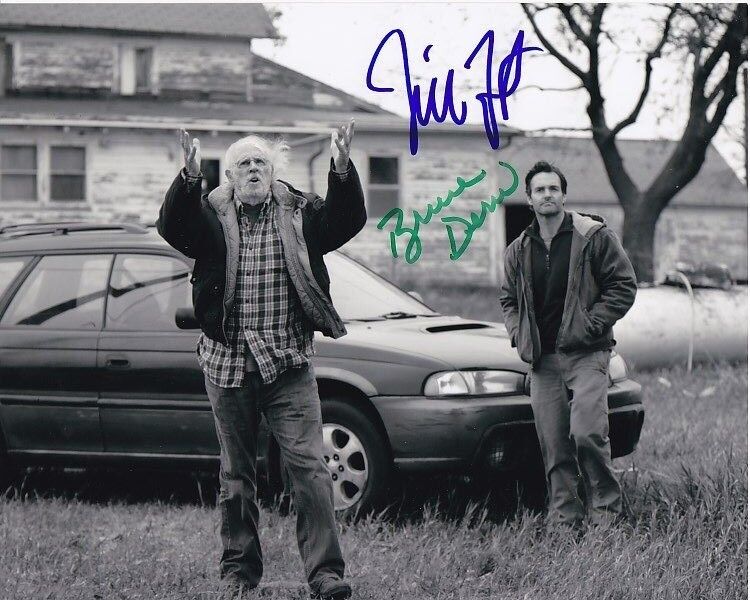 BRUCE DERN and WILL FORTE signed autographed NEBRASKA 8x10 Photo Poster painting